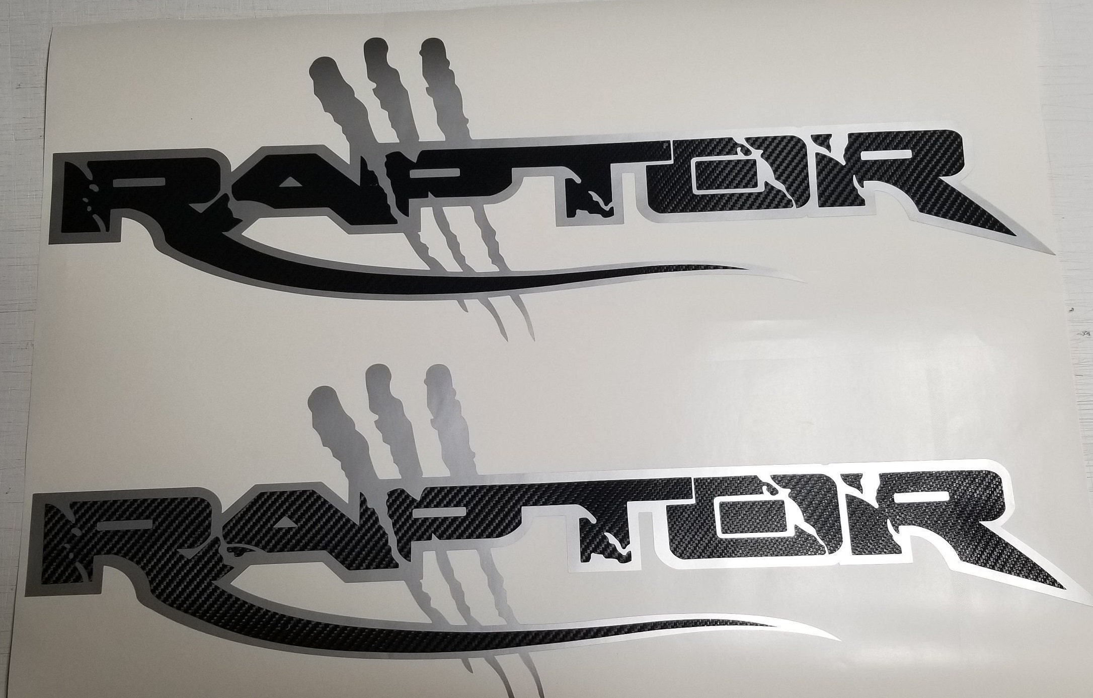 Raptor Vinyl Decal Sticker Black Matte set Etsy UK