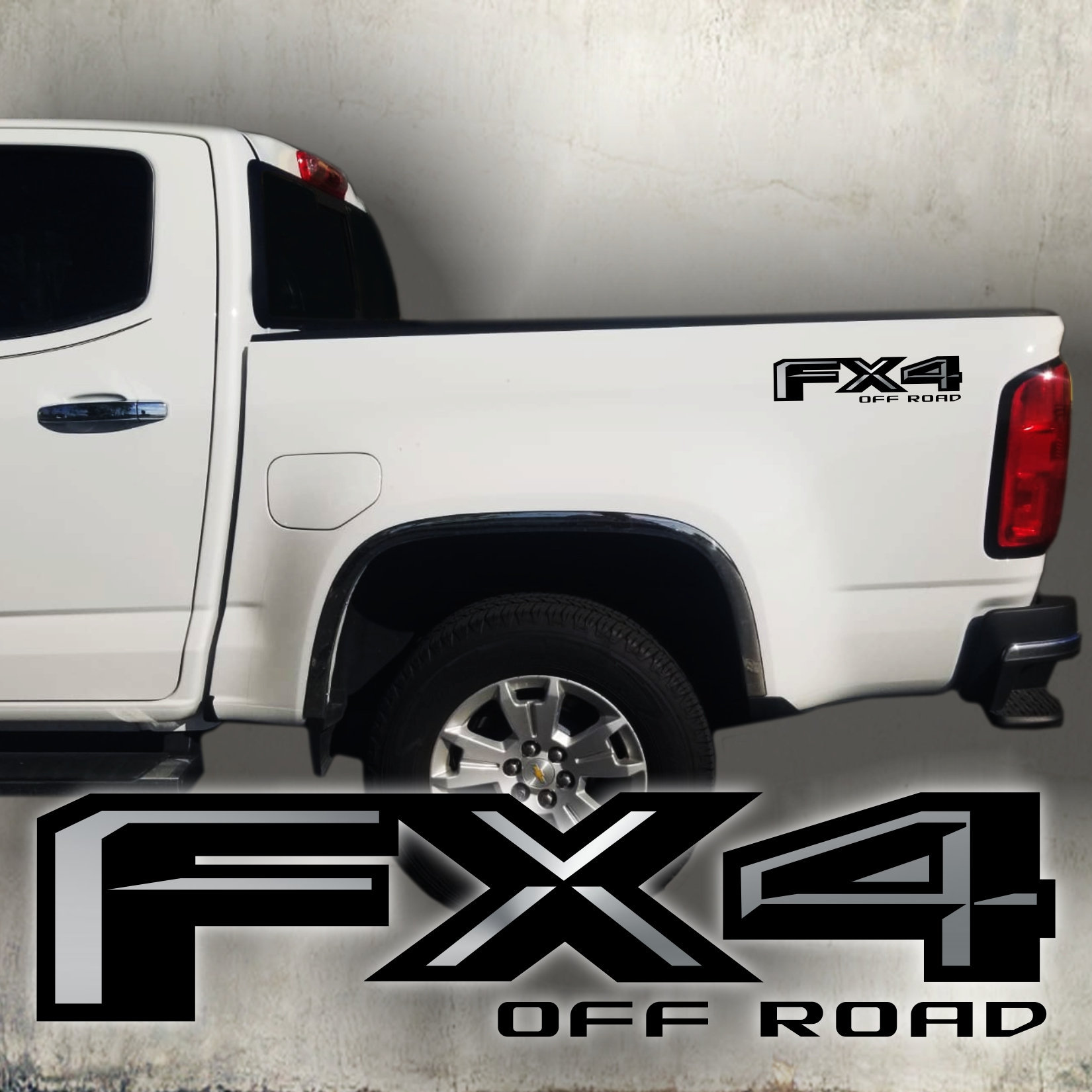 Ford FX4 Off Road Decal Set In Matt-Schwarz – Sticker Für Pick-up Trucks (2013)
