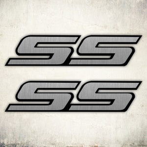 Ss Racing Member Decal Camaro SS Stickers Decal, Edition Special Chromo Brushed (SET) - Etsy