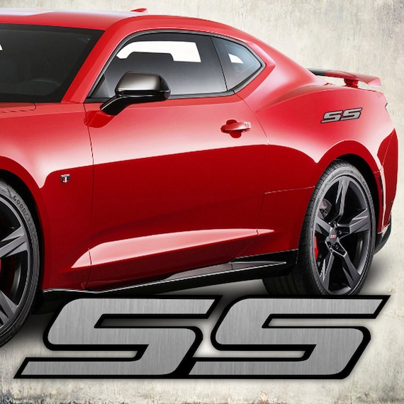 Camaro SS Stickers Decal Edition Special Chromo Brushed SET