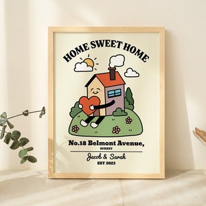 New Home Gift / Housewarming Gift / New Home / Home Sweet Home