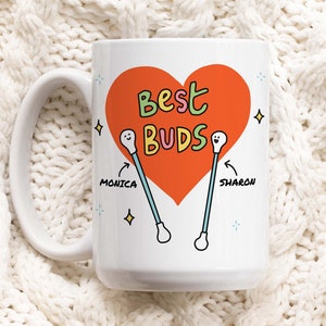 Aangepaste beste vriend mok, Bestie keramische beker gepersonaliseerd, beste toppen vriendschap mok, vrienden mok, grappig verjaardagscadeau, kerstcadeau
