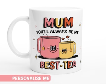 Tasse de maman personnalisée, cadeau personnalisé pour maman, tasse à café en céramique, tasse de maman mignonne, meilleure tasse de maman personnalisée, cadeau pour maman, tasse de maman, cadeau de Noël
