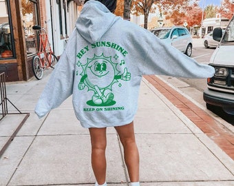 Buy Aesthetic Sunshine Hoody, Retro Sweatshirt, Trendy VSCO