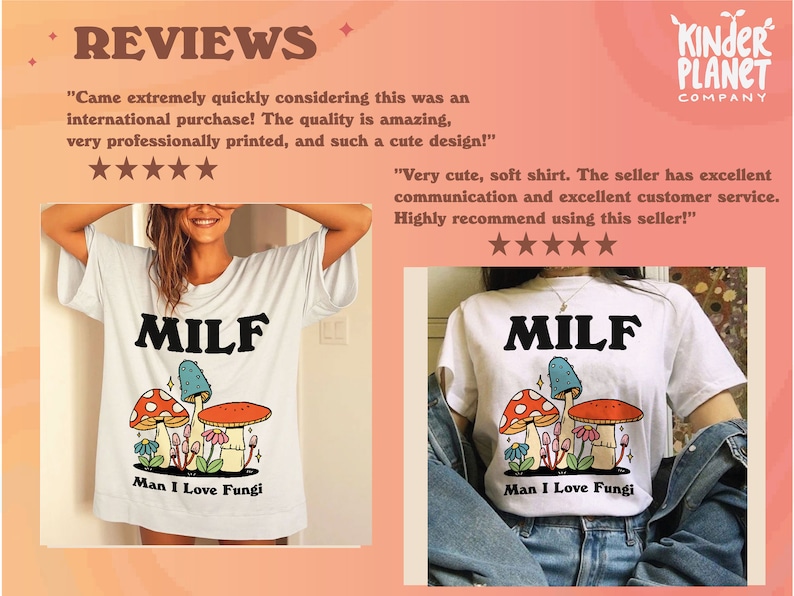 Retro Mushroom Tshirt Funny MILF Shirt Cottagecore Mushroom - Etsy