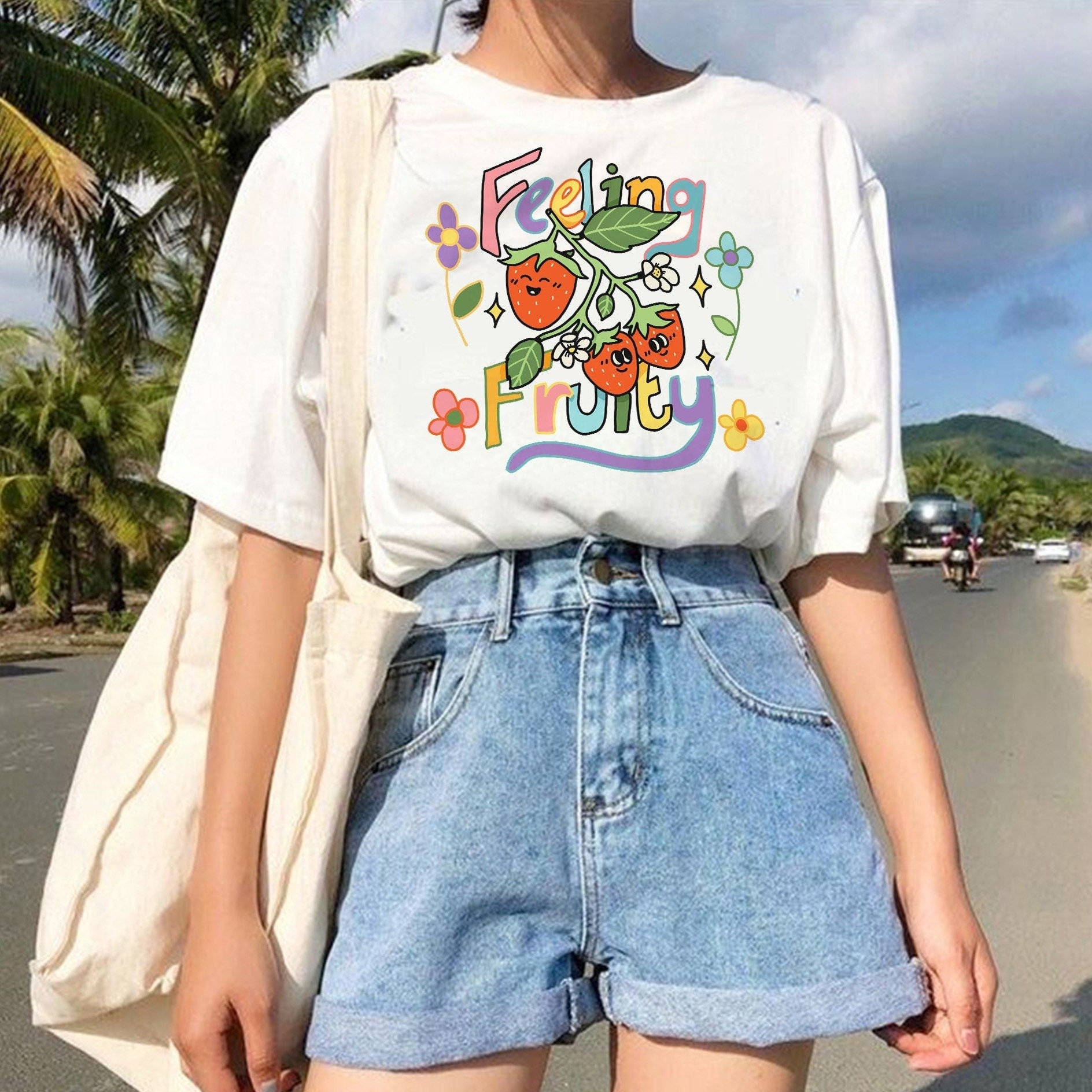 Feeling Fruity Tshirt, LGBQT Shirt, Pride Month T-shirt, LGBT Tee