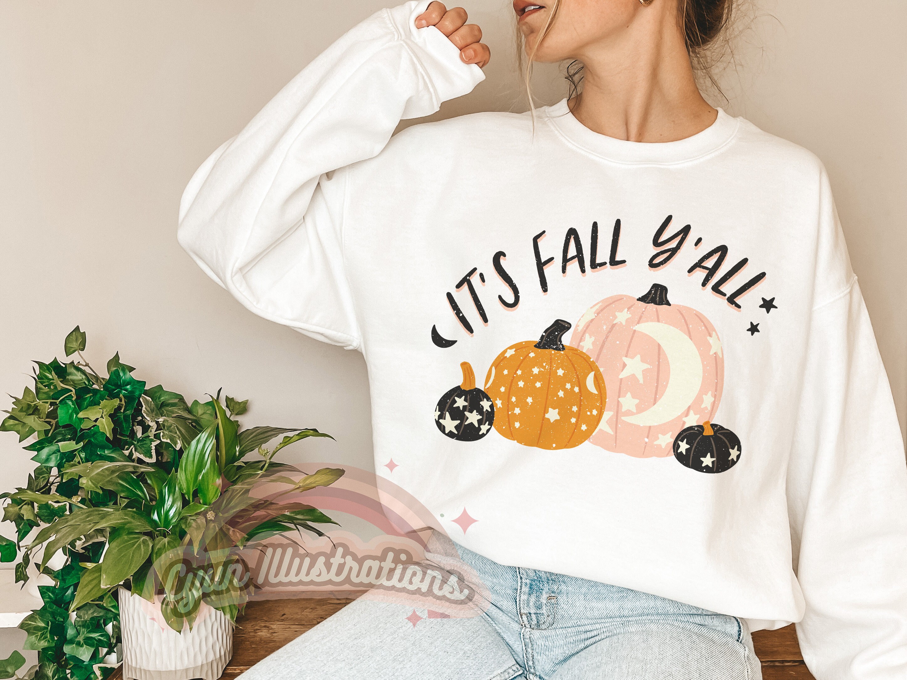 Sweat-shirt D'Halloween Pour Femme, T-shirt Citrouille Scintillant