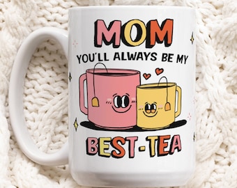 Custom Mom Mug, Personalized Gift For Mum, Ceramic Coffee Cup, Cute Mom Mug, Customised Best Mom Mug, Gift For Mom, Mom Mug, Christmas Gift