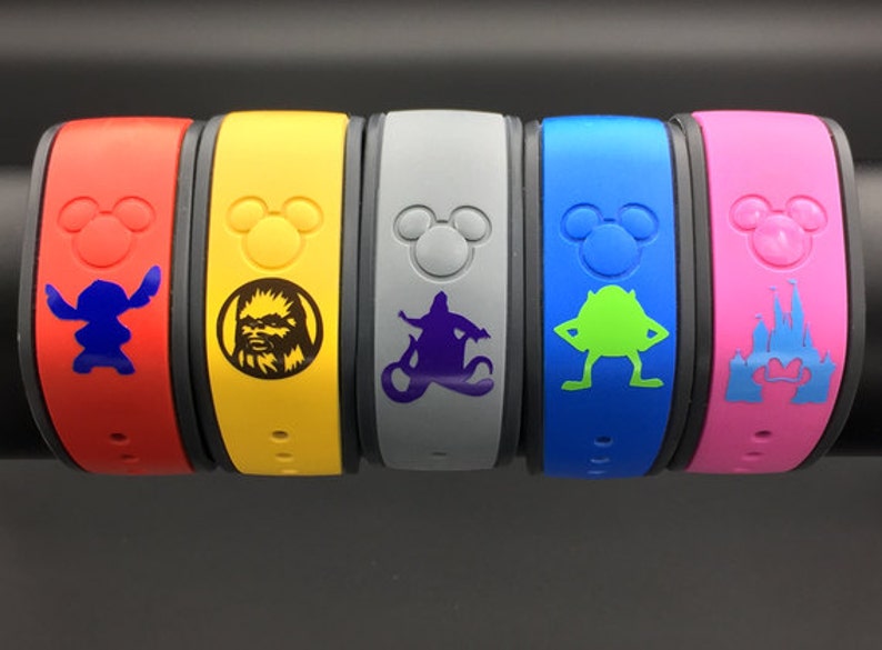 Download Disney Characters Magic Band Decal Over 60 Designs Magic ...