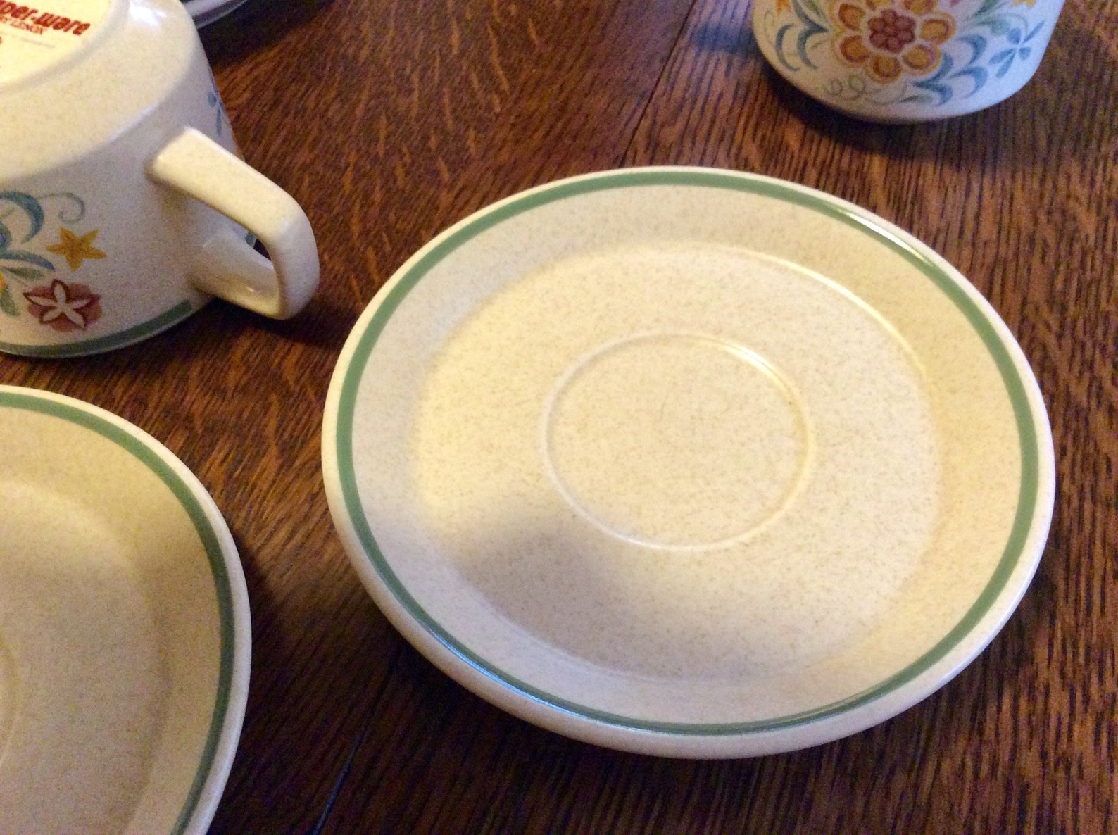 Temperware by Lenox Quakertown Pattern Lot of 8 Cups and 11 Saucers