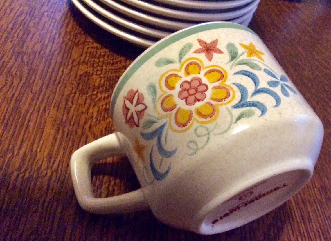 Temperware by Lenox Quakertown Pattern Lot of 8 Cups and 11 Etsy