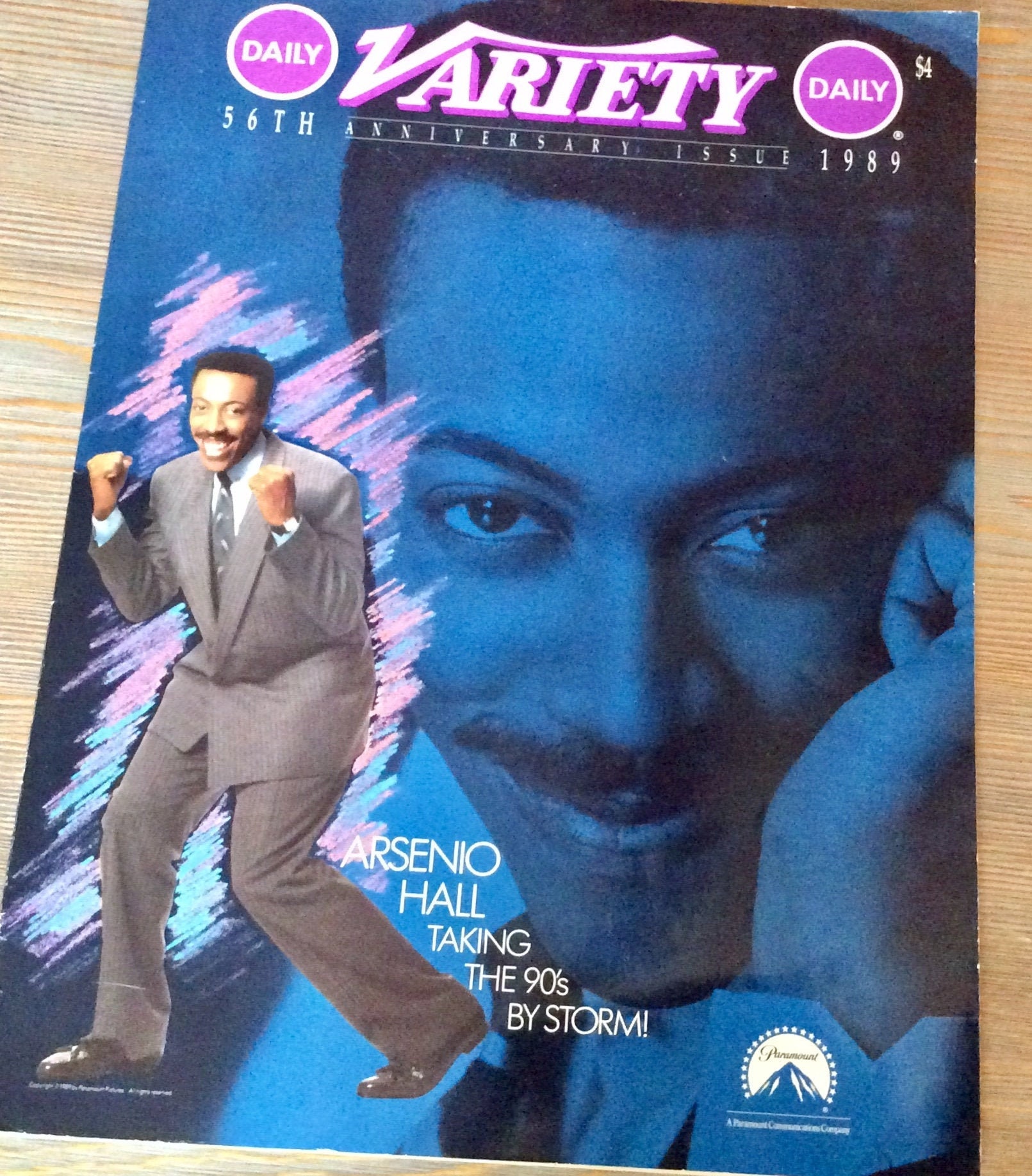 Variety Daily Magazine 56th Anniversary Issue Oct. 31 , 1989 Arsenio Hall  Taking the 90s by Storm Many Framable Advertisements - Etsy Finland