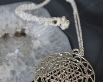 Sri Yantra Pendant Necklace