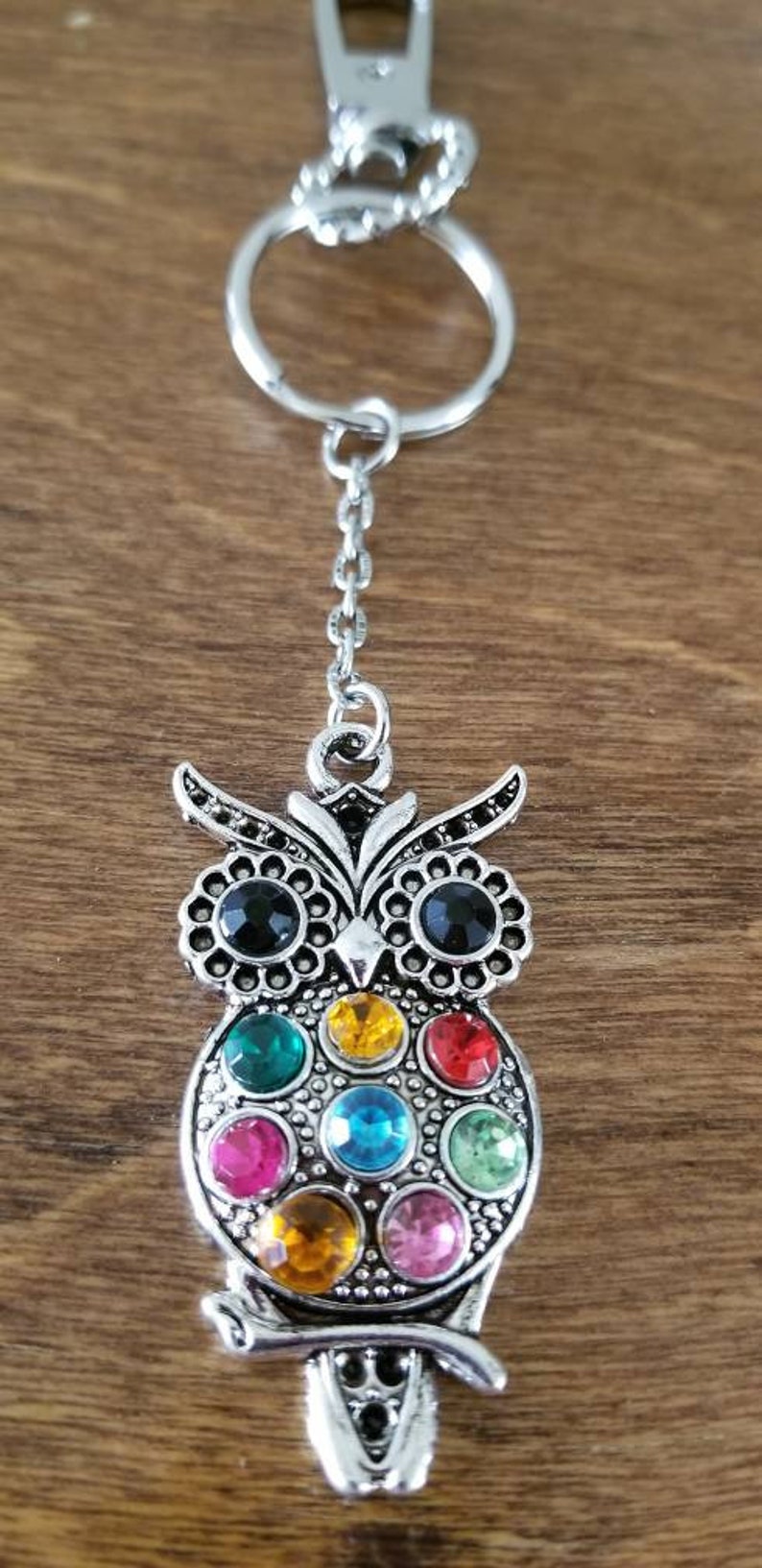Beautiful Owl Pendant Keychain