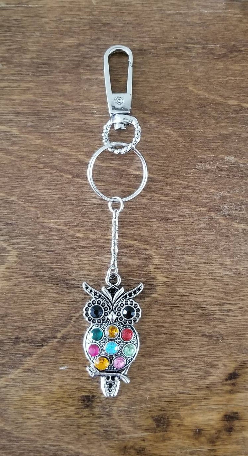 Beautiful Owl Pendant Keychain