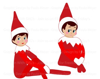 Elf on the shelf svg | Etsy
