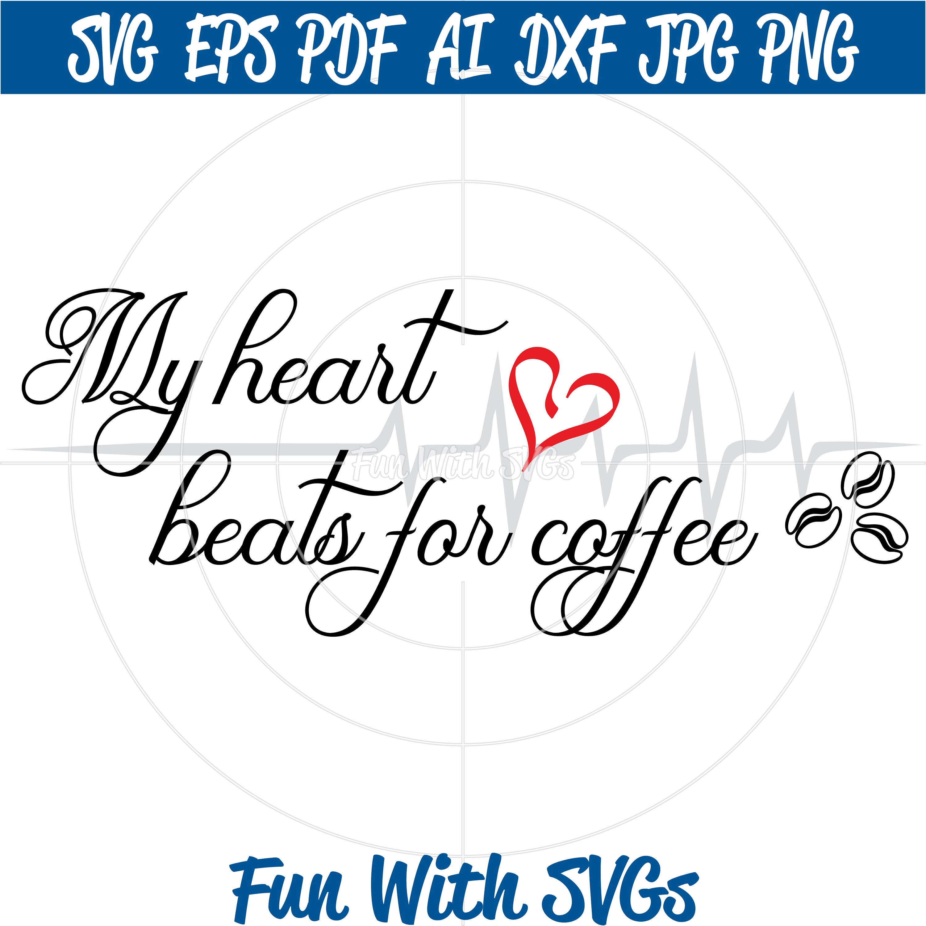 Free Free 271 Coffee Heartbeat Svg SVG PNG EPS DXF File