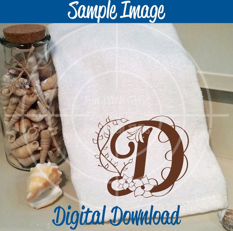 Download Letter D Monogram Alphabet Monograms Monogram SVG SVG | Etsy