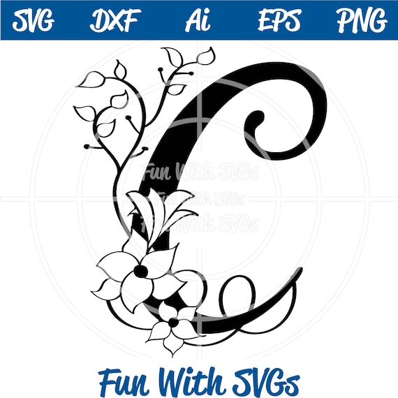 Download Letter C Monogram Alphabet Monograms Monogram Svg Svg Etsy
