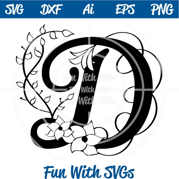 Download Letter D Monogram Alphabet Monograms Monogram Svg Svg Etsy