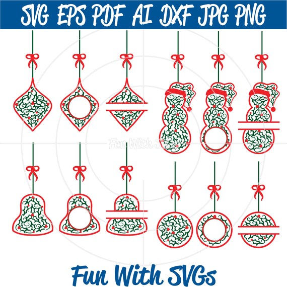 Download 1950 S Christmas Ornaments Svg File Diy Christmas Etsy
