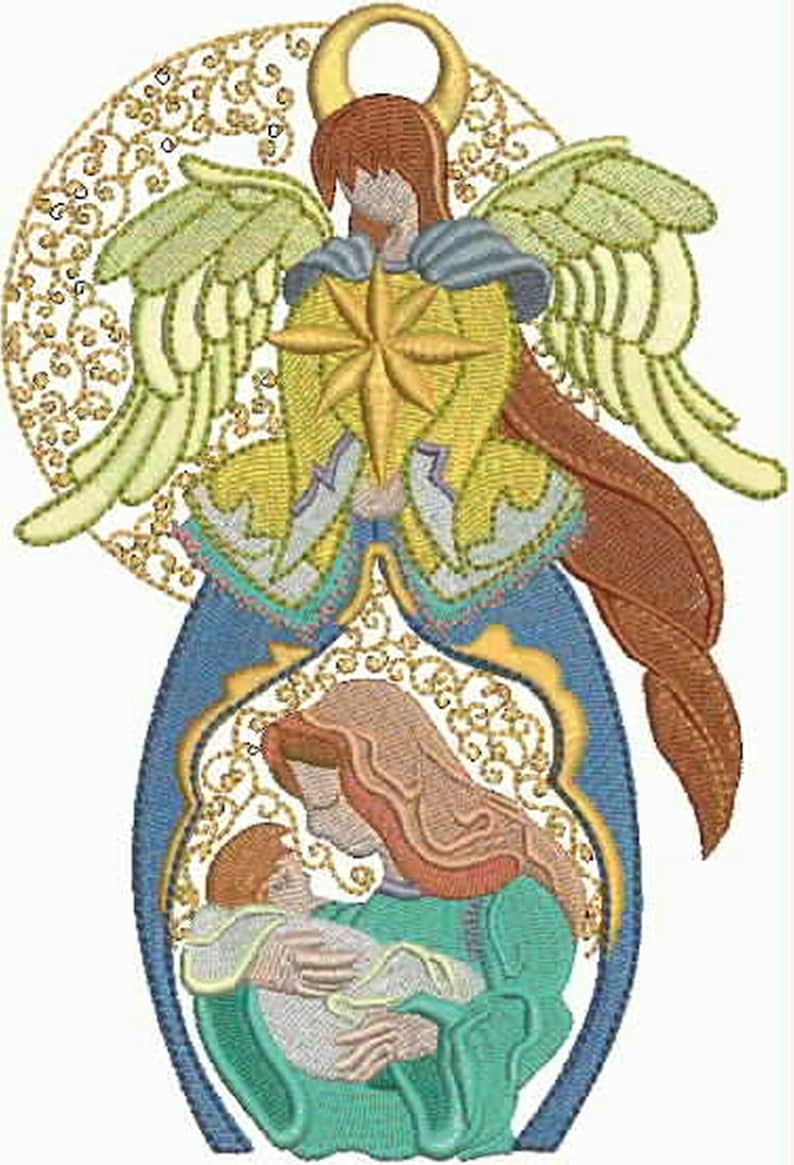 Elegant nativity scenesmachine embroidery designs  etsy Elegant nativity scenesmachine embroidery designs  etsy
