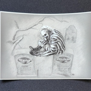Pegatina de Beetlejuice de 3&quot; x 4&quot;