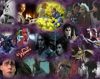 Collage de Tim Burton