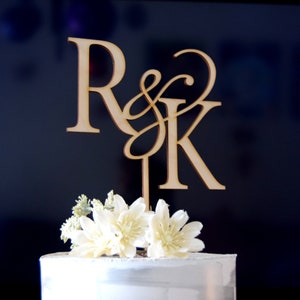 Cake Topper Personalized Monogram Keepcake Wedding Cake Topper Rustic Wedding Cake topper Monogram Letter,  initial Letter, Natural letters