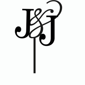 May include: Black and white monogram with the letters J and J intertwined. The letters are in a cursive font and are connected by a decorative flourish.
