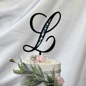 Initial Cake Topper Wedding Cake Topper Rustic Wedding Topper Monogram Letter, initial Letter, Initial  Cake Topper, Wedding Favors