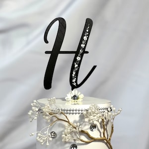 Initial Cake Topper Wedding Cake Topper Rustic Wedding Topper Monogram Letter, initial Letter, Initial  Cake Topper, Wedding Topper Initials