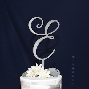 Cake Topper Personalized Monogram Cake topper Initial Wedding Cake Topper Letter Cake Topper Monogram Letter Initial Letter Letter Cake top