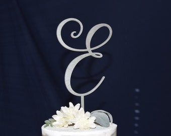 Cake Topper Personalized Monogram Cake topper Initial Wedding Cake Topper Letter Cake Topper Monogram Letter Initial Letter Letter Cake top
