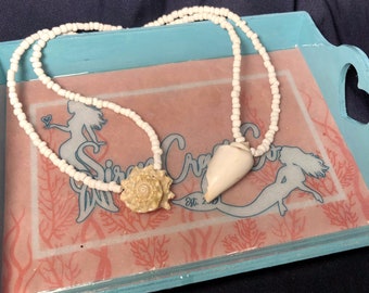 Natural Seashell Puka Style Choker Necklace and Anklet