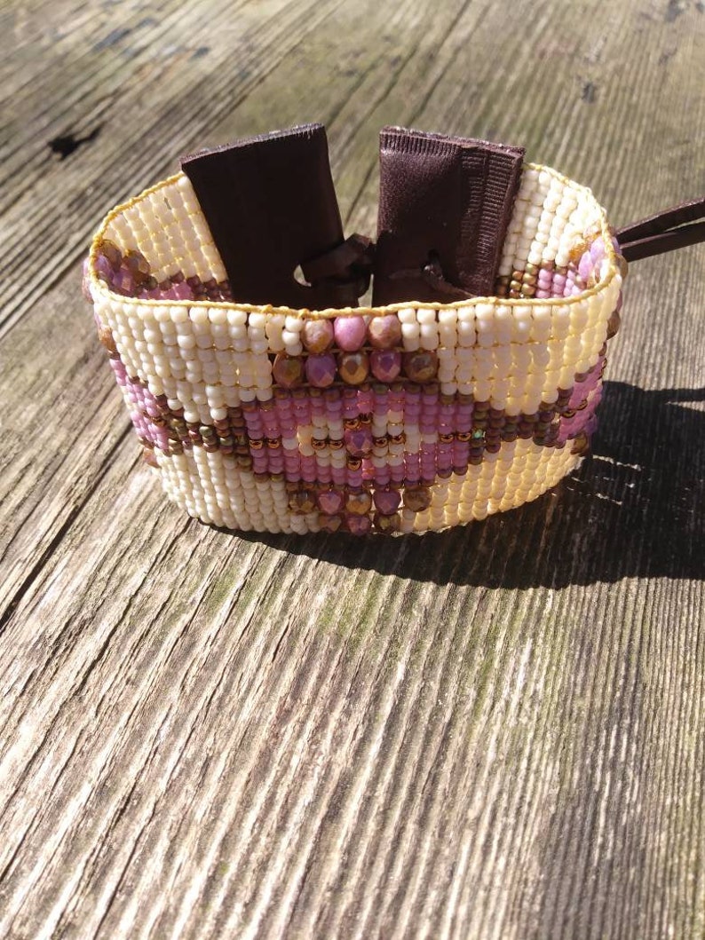 Hand Loomed bracelet hand woven bracelet Native American Etsy