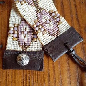 Hand Loomed bracelet, hand woven bracelet, seed bead Loom bracelets, Southwest chic, boho, Bohemian bead woven bracelet