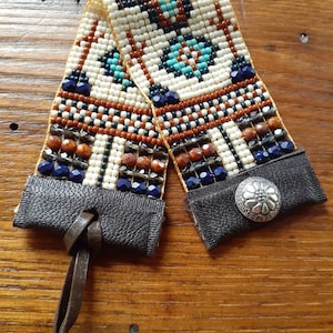 Loom bead bracelet, bead Loom bracelet, bead woven bracelet, boho bracelet, hand woven bracelet, adornments 925, Southwest bracelet,