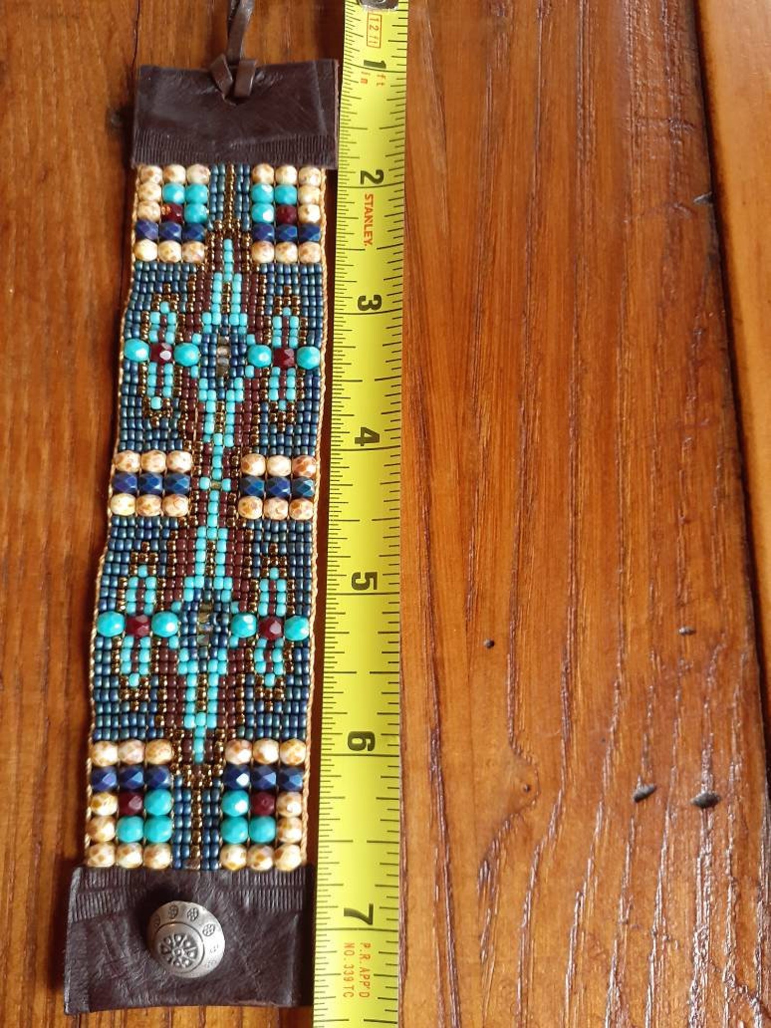 Bead Loom Bracelet Boho Bead Loom Bracelet Seed Bead Loomed Etsy