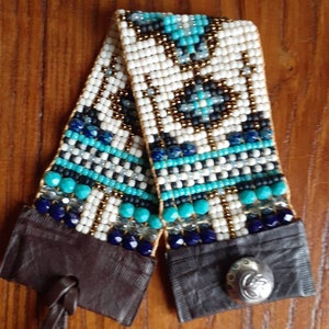 Adornments925 Bead woven bracelet, bead Loom bracelet, seed bead Loom bracelet, bead Loom cuff, boho chic, bohemian ,Southwest