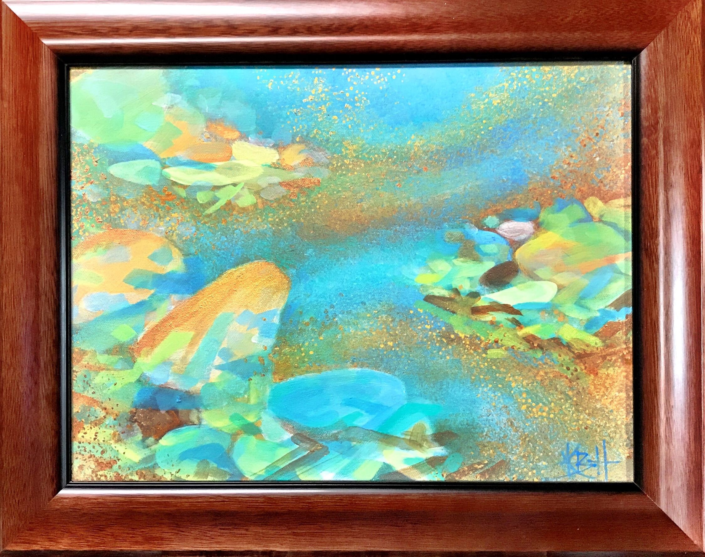 Modern abstract painting framed wall art original art for sale Etsy