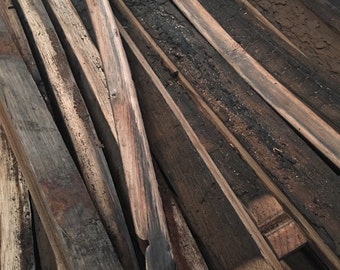 Reclaimed Used Whiskey Barrel Staves