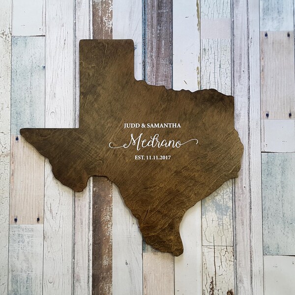 Texas State, Wedding Guest Book Alternative, State Board, State Guest Book, Wood Guestbook, Custom State Sign, Personalized State Sign