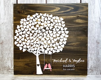 Leaf Guest Book Tree, Tree Guest Book, Wedding Guest Book Alternative, Tree Wedding Guest Book, Wedding Guest Book Tree, Wedding Shower Gift