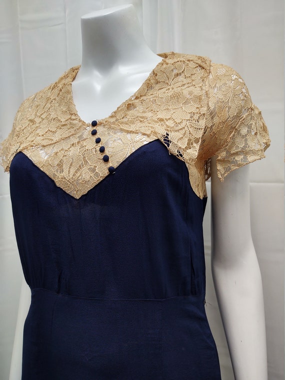 1930's Crepe dress