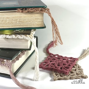 Crochet Corner Bookmark: Handmade Victorian Style Page Marker