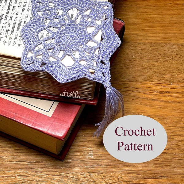 Corner bookmark Crochet Pattern Digital format Page Saver Victorian Lace Style Book Accessories Reading Club Download PDF format Great Gift