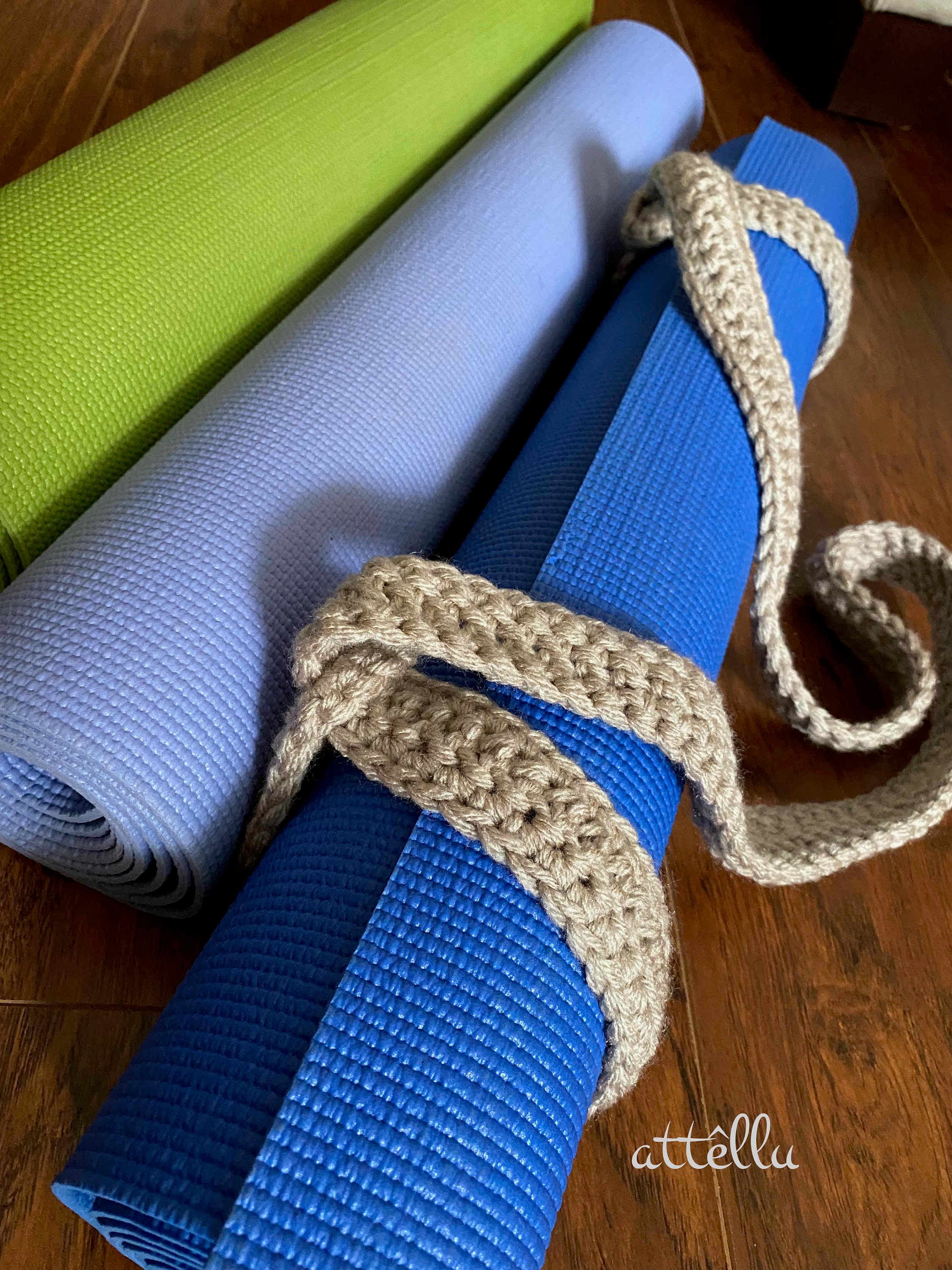 Yoga Mat Holder Crochet Adjustable Carrier Pilates Fitness Mat Etsy