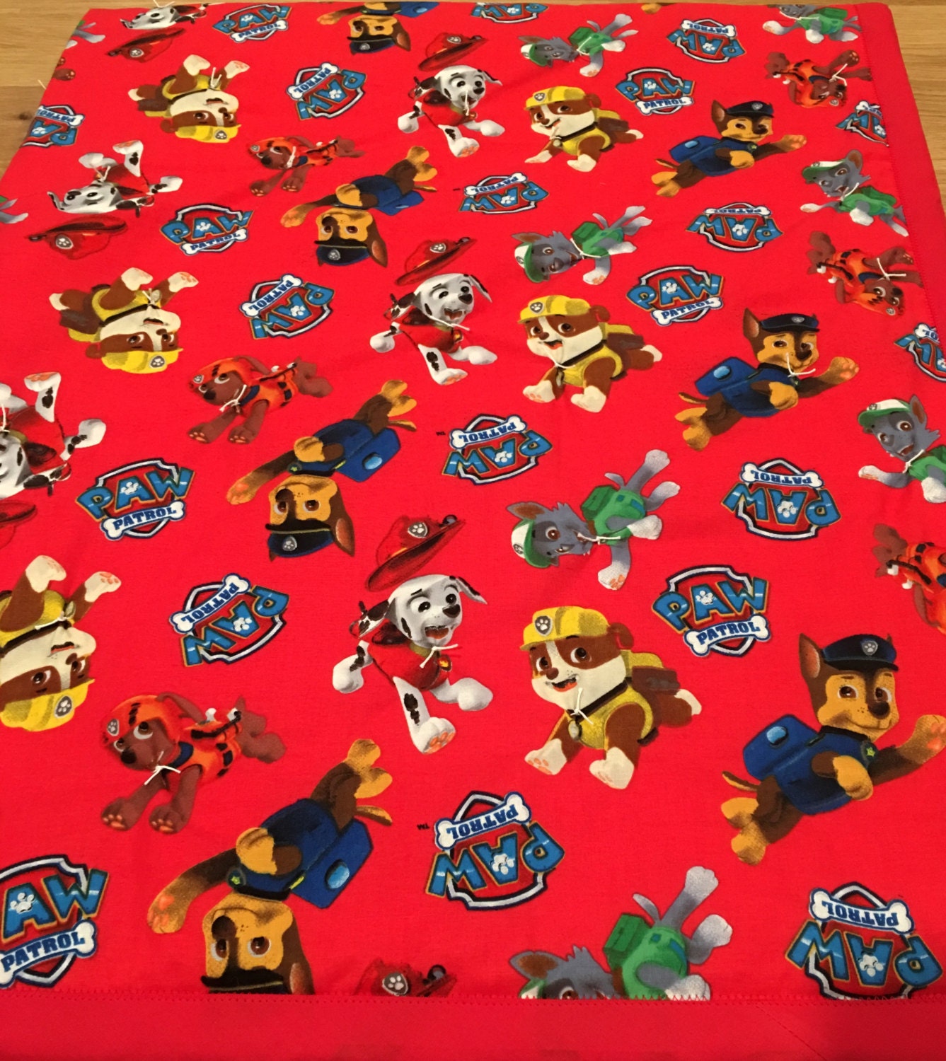 Toddler Blanket Paw Patrol Chase Marshall Zuma Rocky Etsy