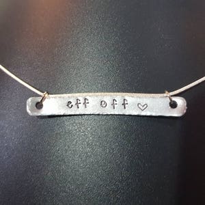 Hand Stamped Necklace